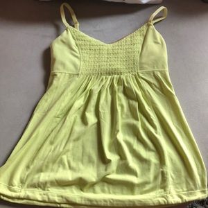 Lululemon lemon/lime color tank size 8